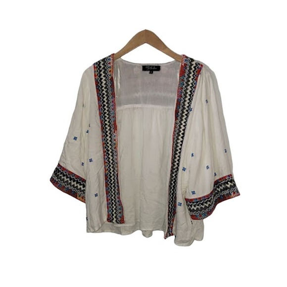 Anthropolgie- RD Koko- Embroidered and beaded Swing Cardigan- size XS - Picture 2 of 9